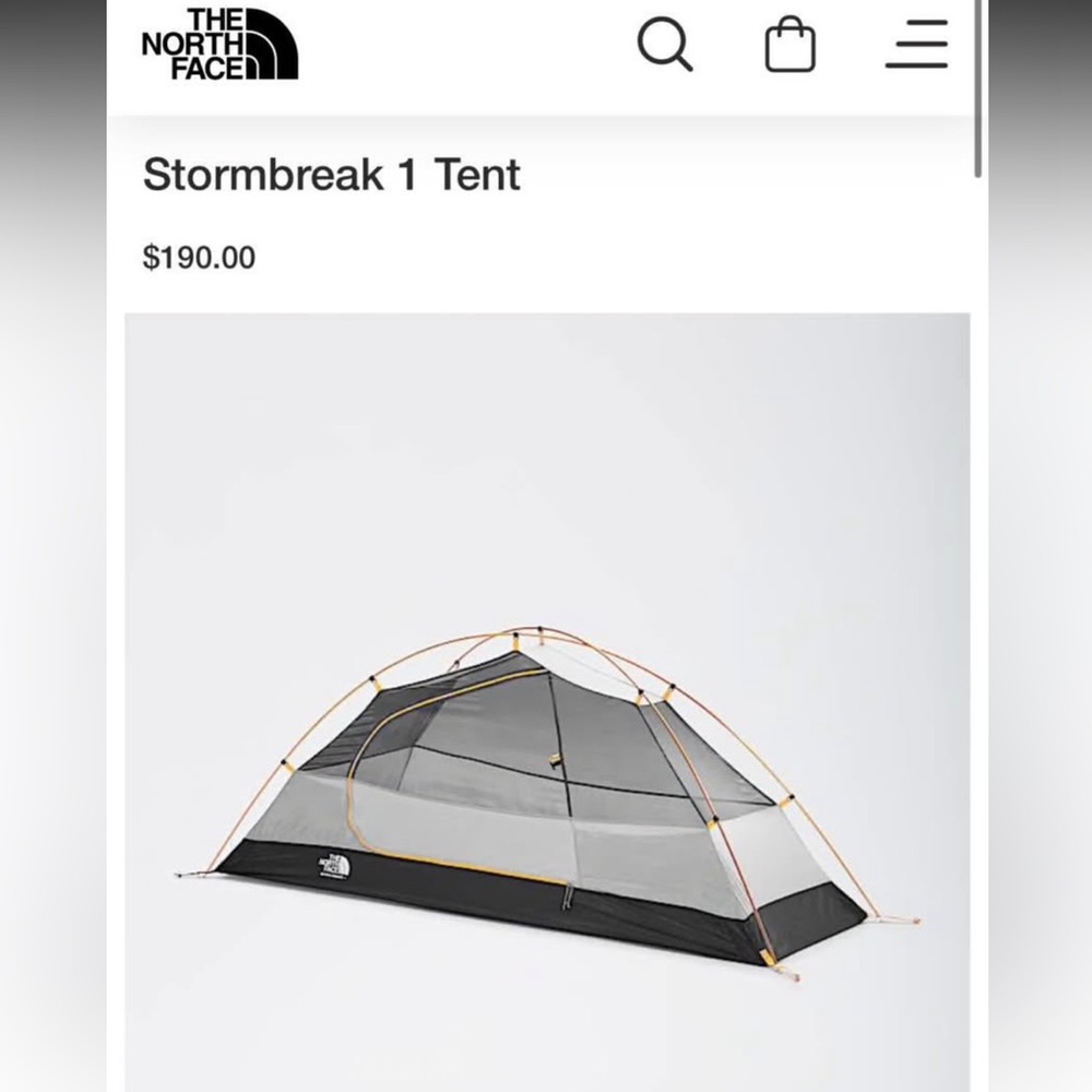 The North Face Stormbreak 1 Tent
